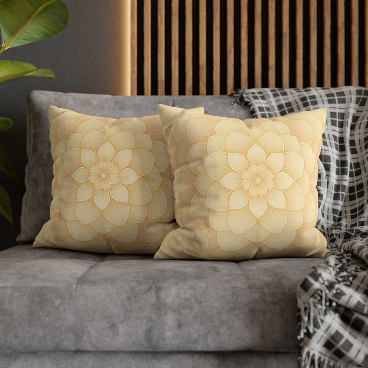 Petal Halo Lattice stylish decorative pillowcases