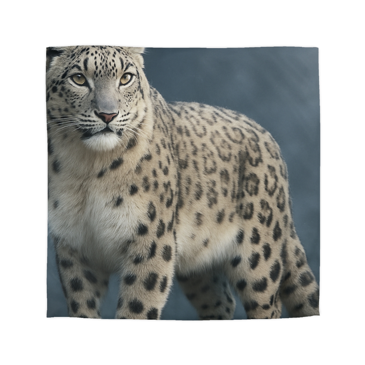 Aurora Gaze Snow Leopard personalized bedding duvets