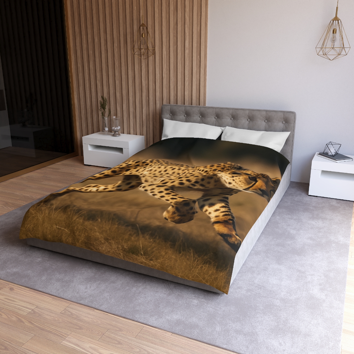 Sun Dash Cheetah trendy bedroom duvets