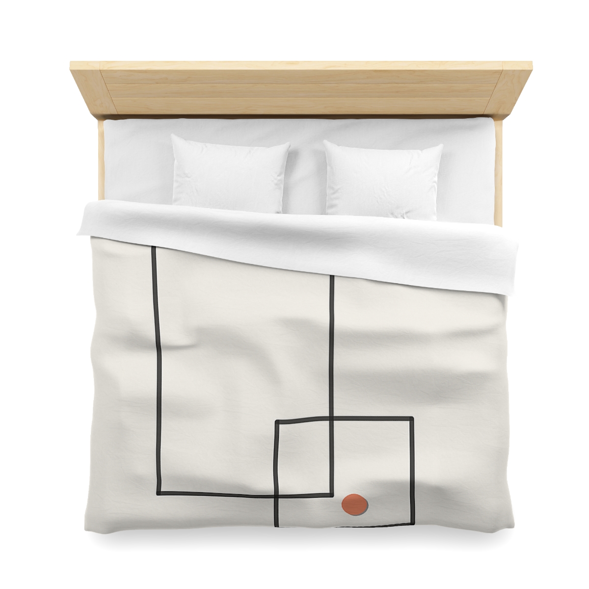 Offset Frame And Quiet Arc unique patterned duvets