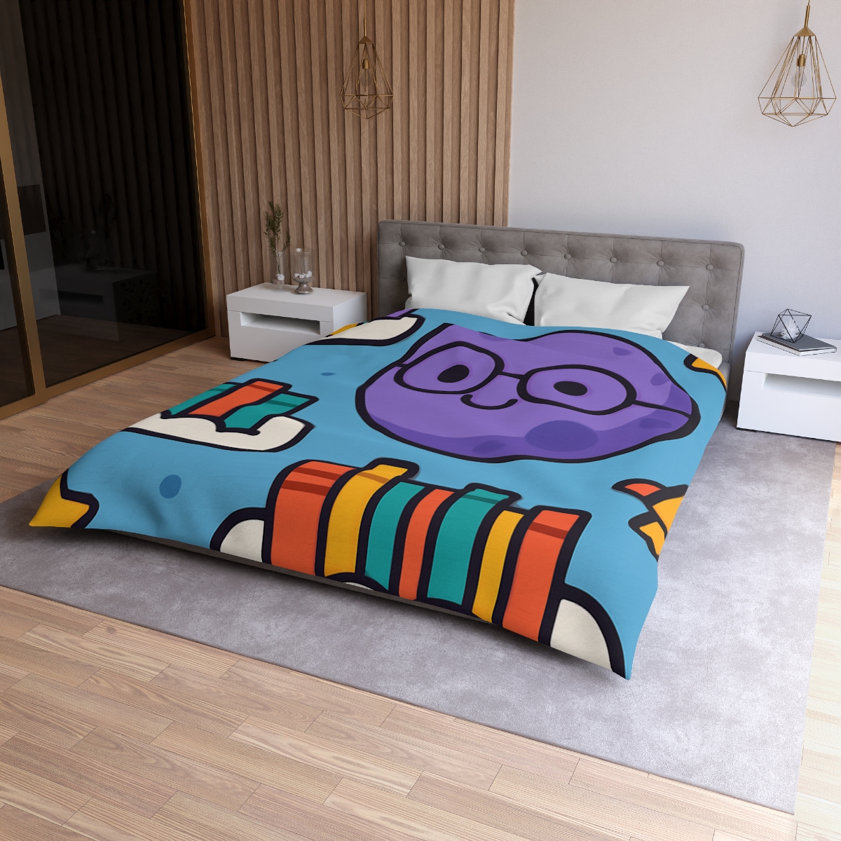 The Cloud Library Of Planet Puff soft comforter duvets