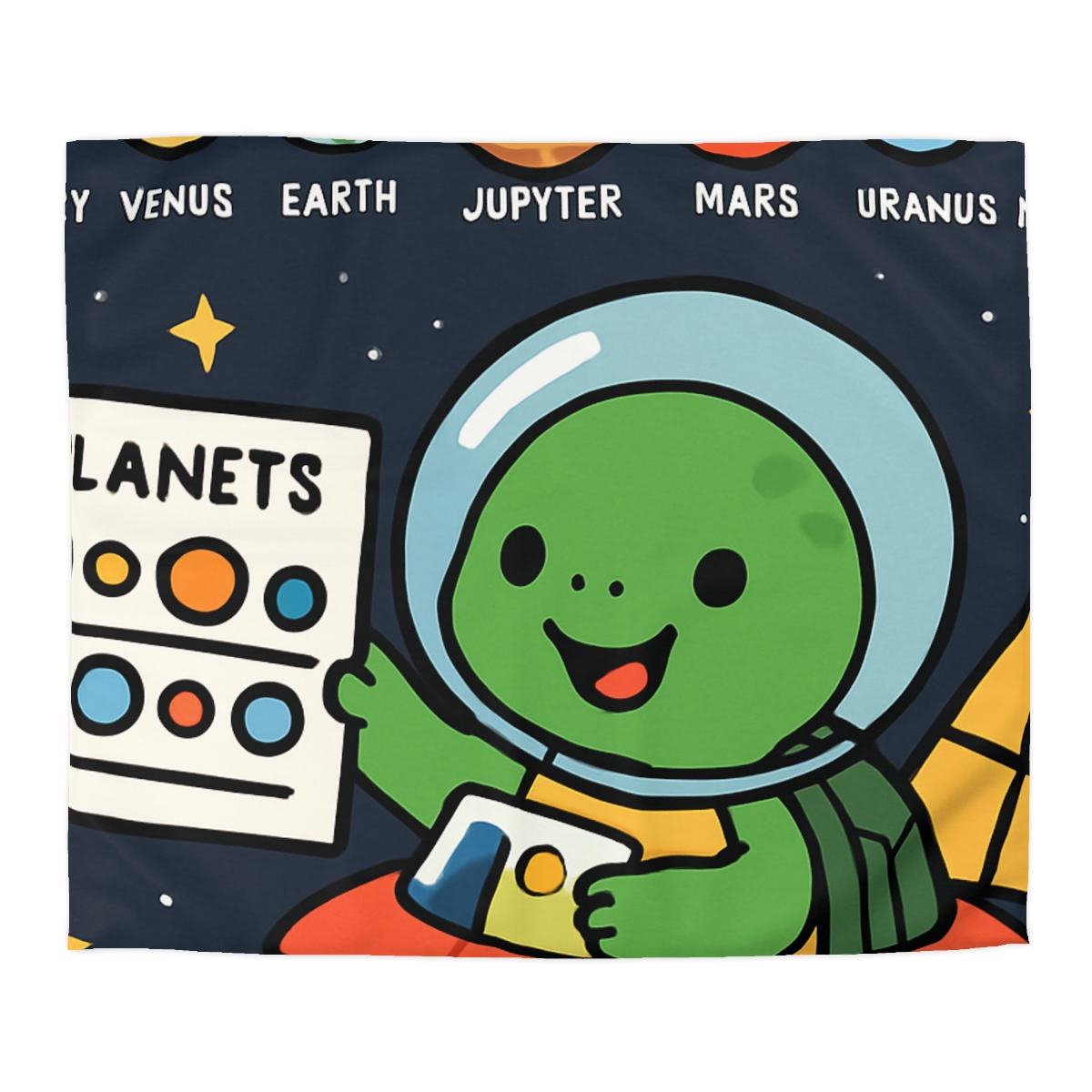 Solar Sail Turtle And The Planetary Parade stylish duvet covers