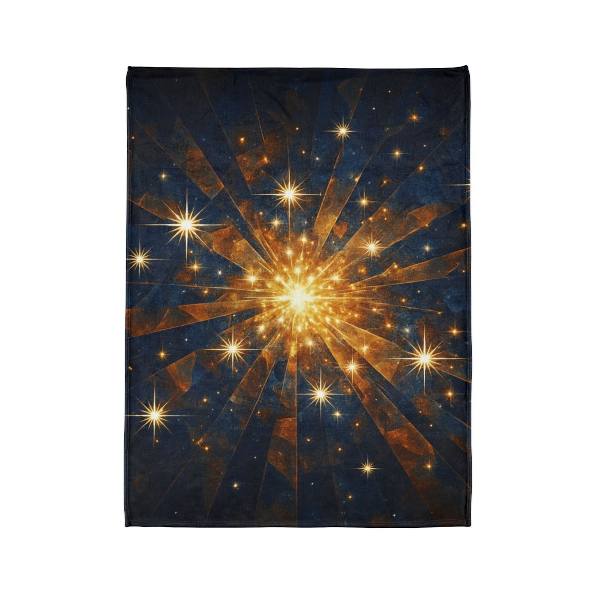 Starburst Mosaic Field designer printed blankets