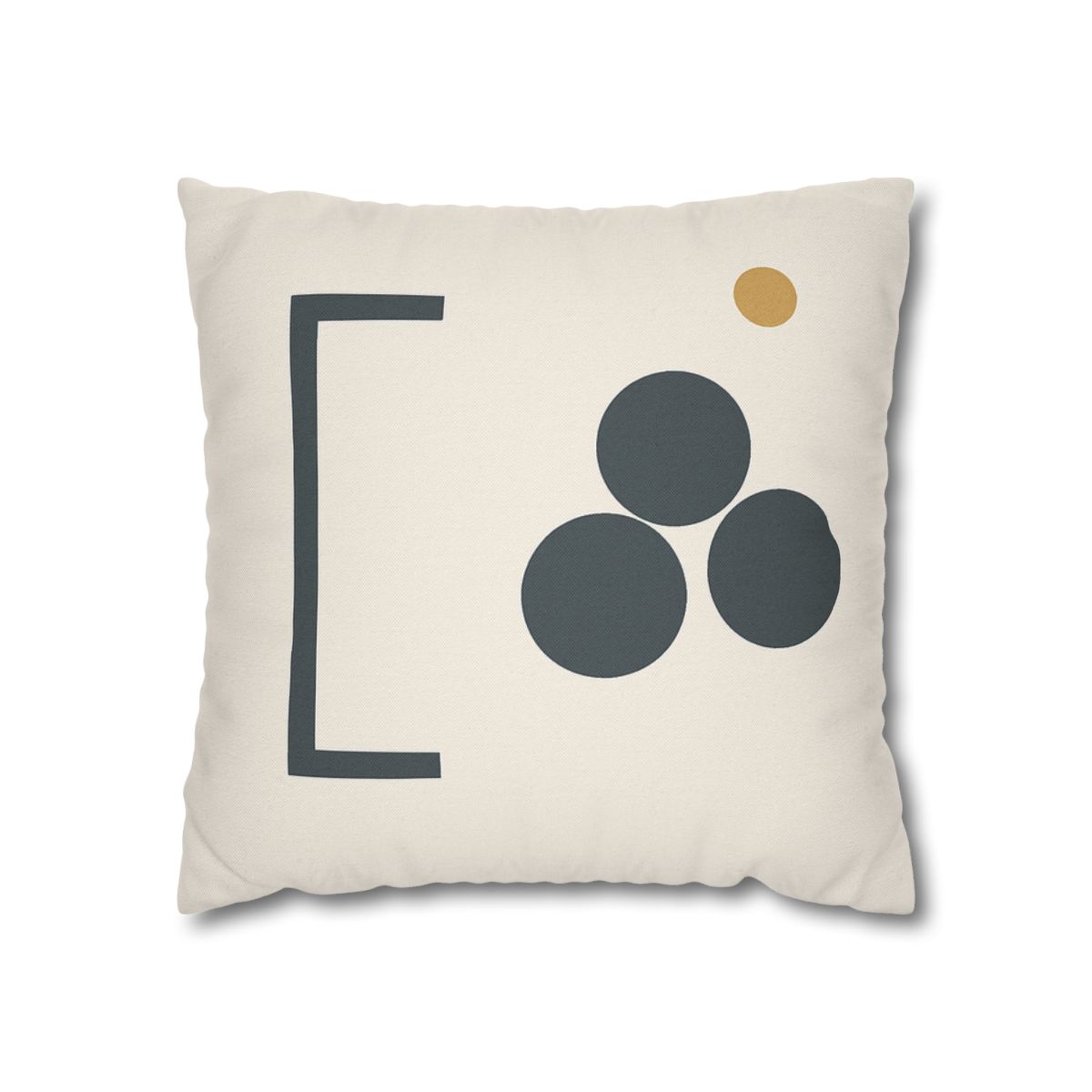 Diagonal Bracket And Three Circle Cluster custom pillow cases