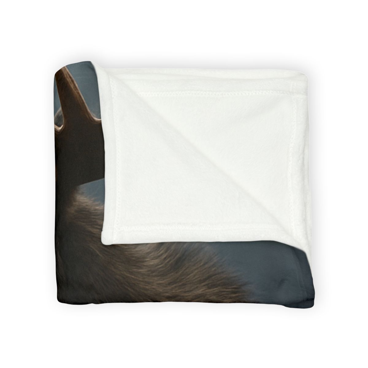 Quiet Titan Moose personalized cozy blankets