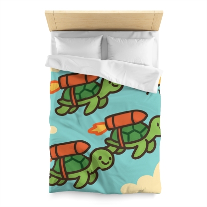 Rocket Powered Turtles soft comforter duvets