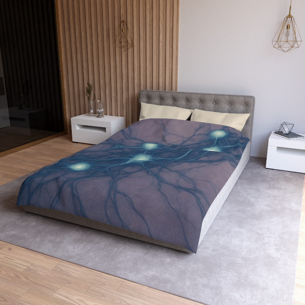 Cosmic Web Filament Weave stylish duvet covers