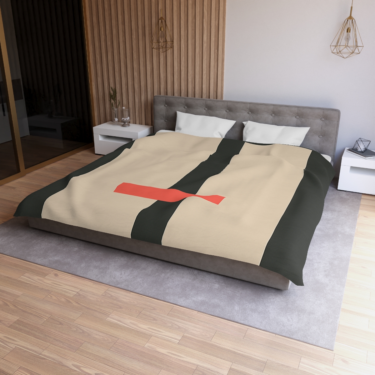 Offset Rectangle Pause duvets for gifts