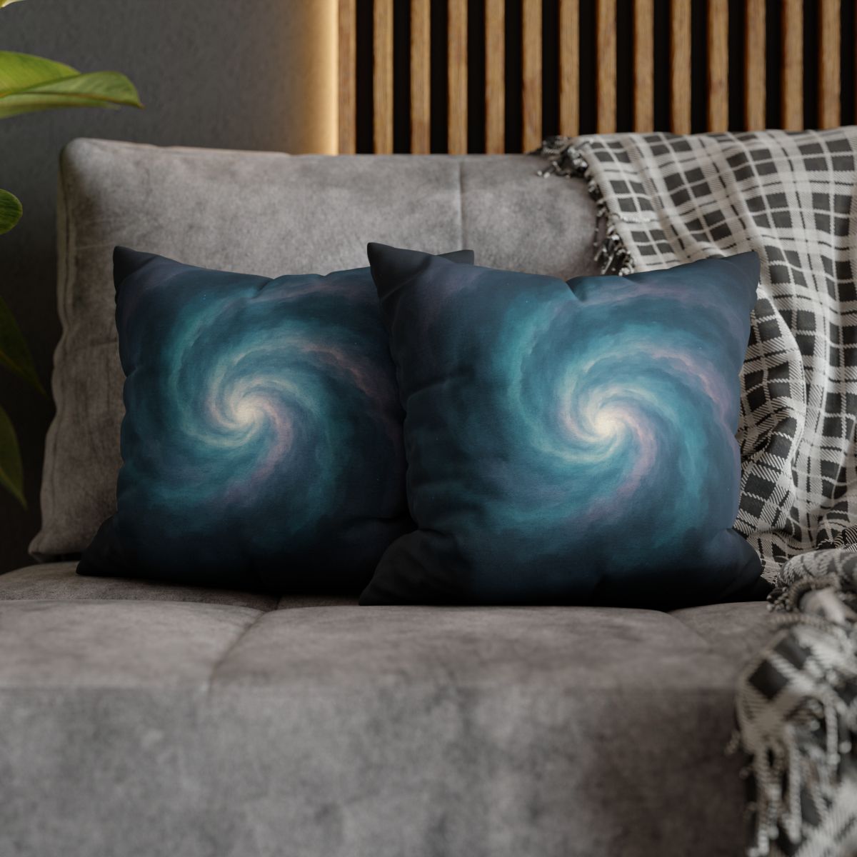 Nebula Spiral Haze trendy patterned pillow cases