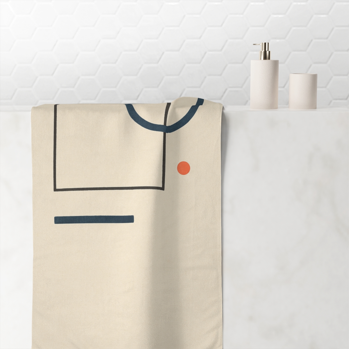 Open Frame With Orbit Offset decorative home towels