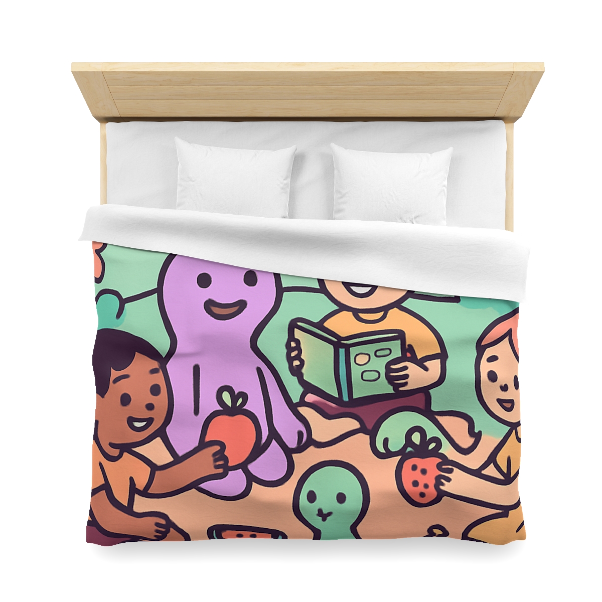 Galactic Garden Picnic trendy bedroom duvets