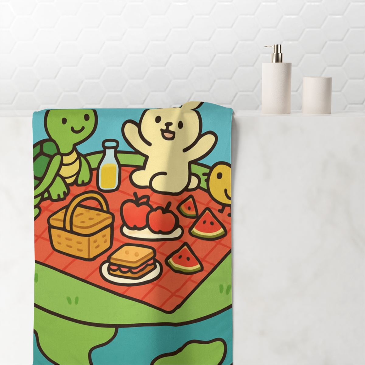 Planet Picnic Pals decorative home towelscustom towels