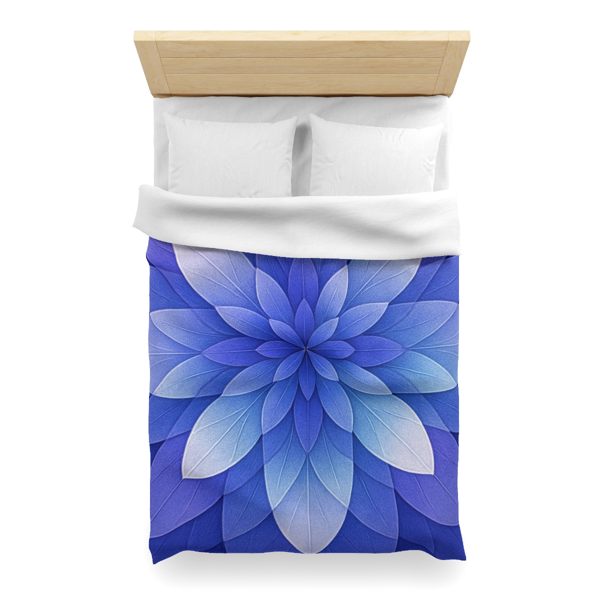 Petal Prism Overlap designer printed duvets