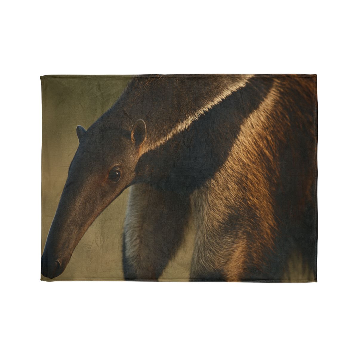 Ember Gaze Giant Anteater soft fleece blankets