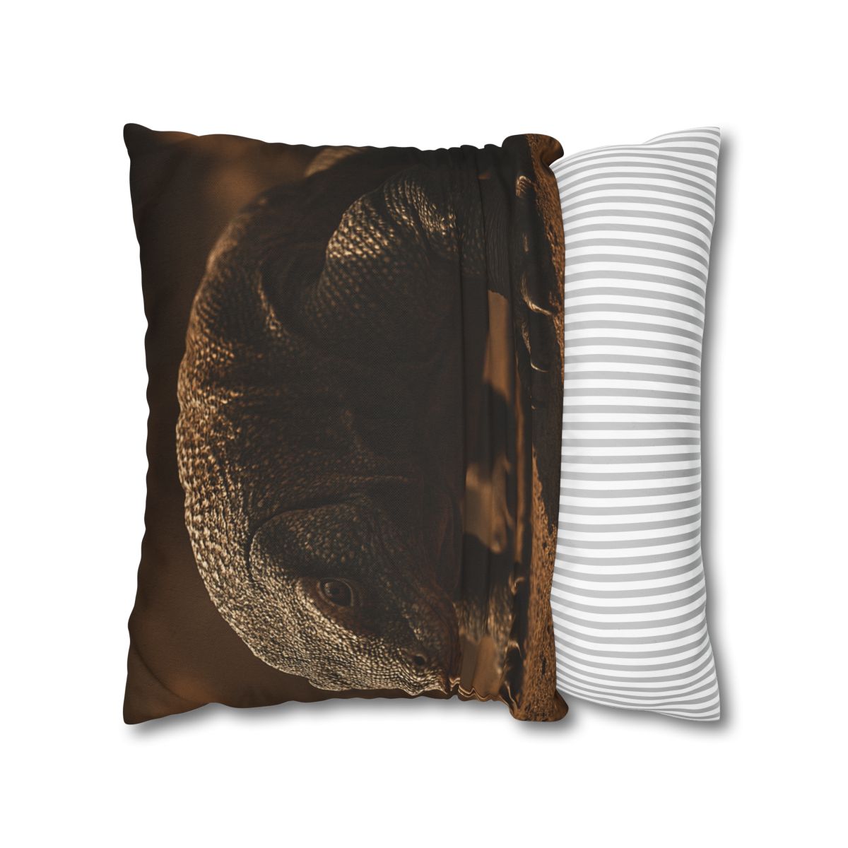 Ancient Sentinel Komodo Dragon trendy patterned pillow cases
