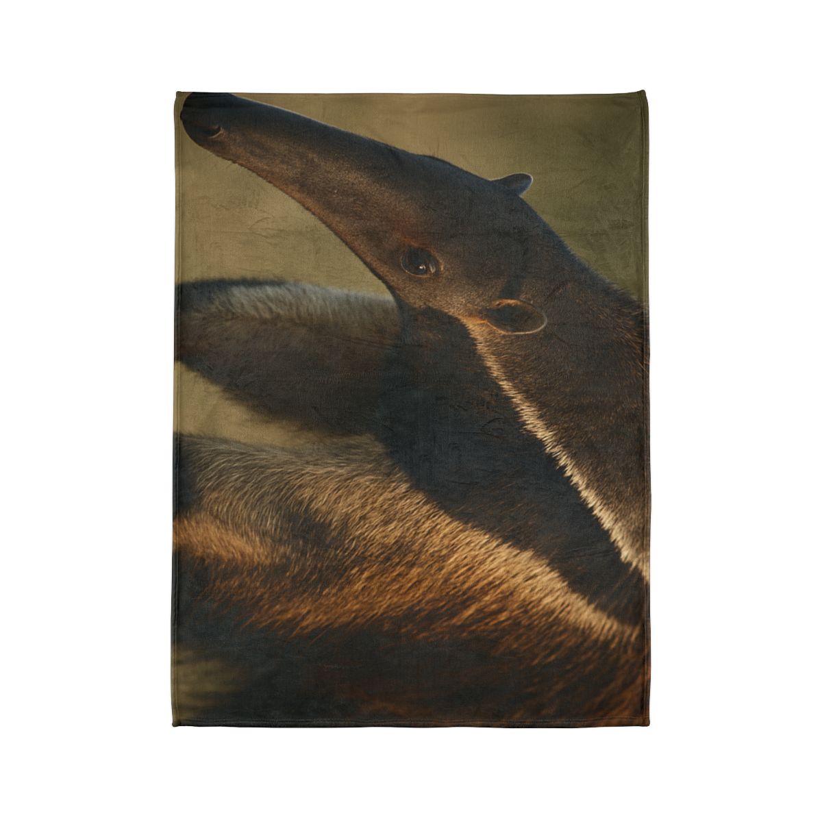 Ember Gaze Giant Anteater soft fleece blankets