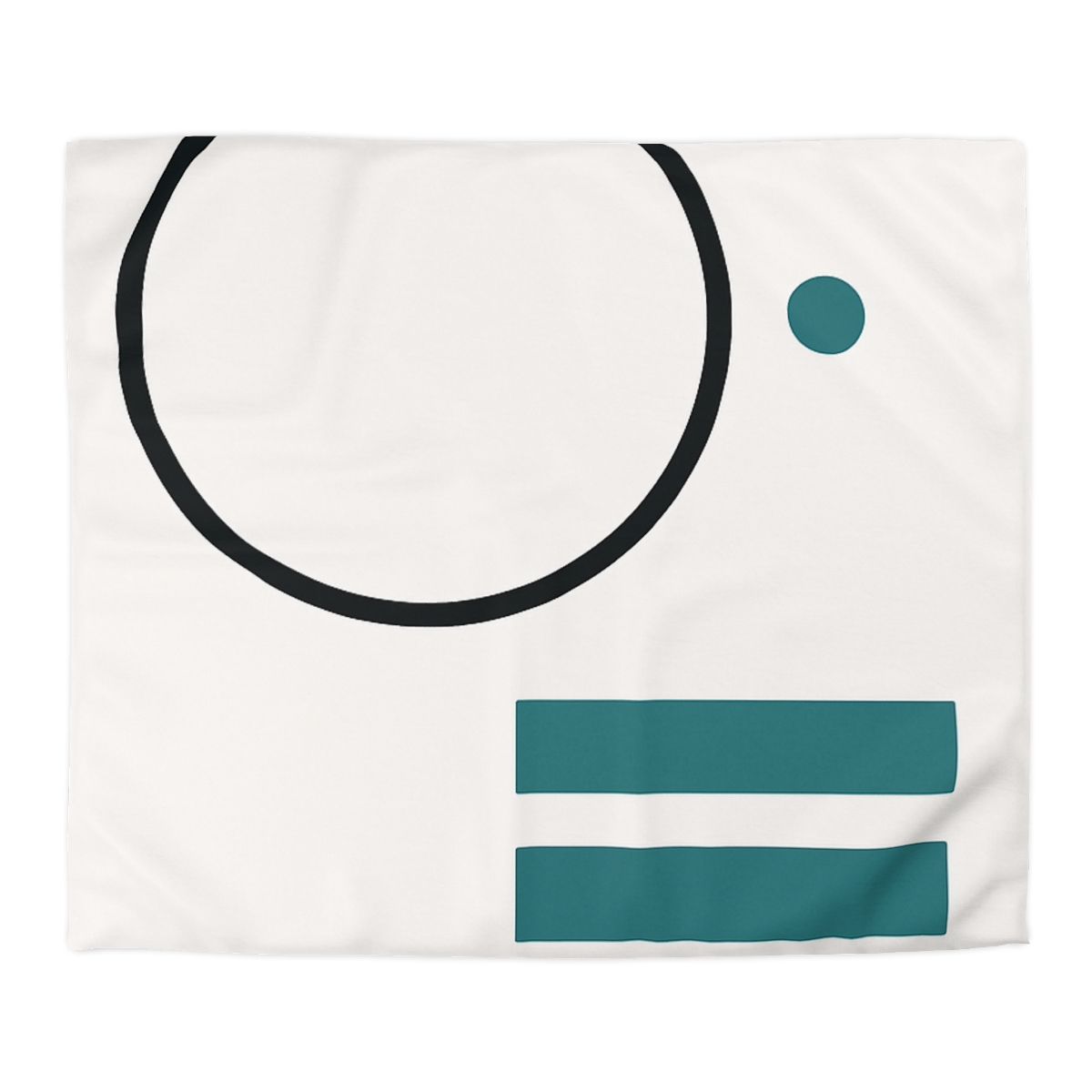 Orbiting Bars And Hollow Circle trendy bedroom duvets