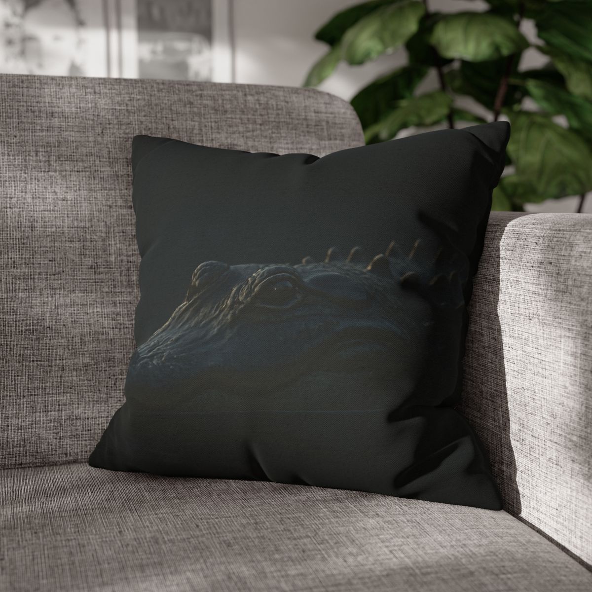 Moonlit Stillness American Alligator trendy patterned pillow cases