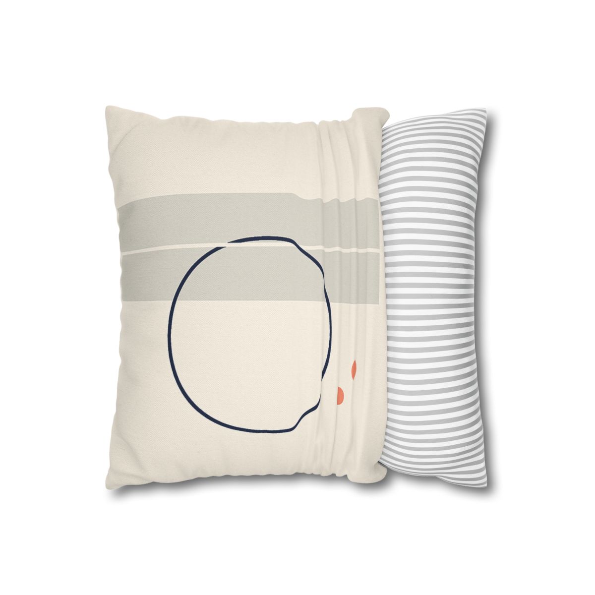 Quiet Orbit With Split Panel trendy patterned pillow cases