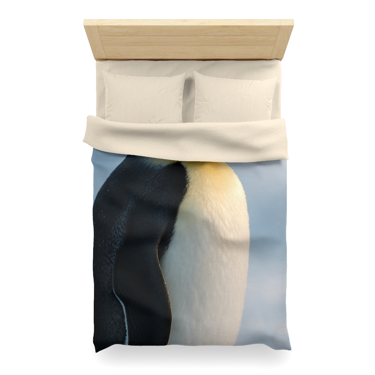Glacier Gaze Emperor Penguin stylish duvet covers