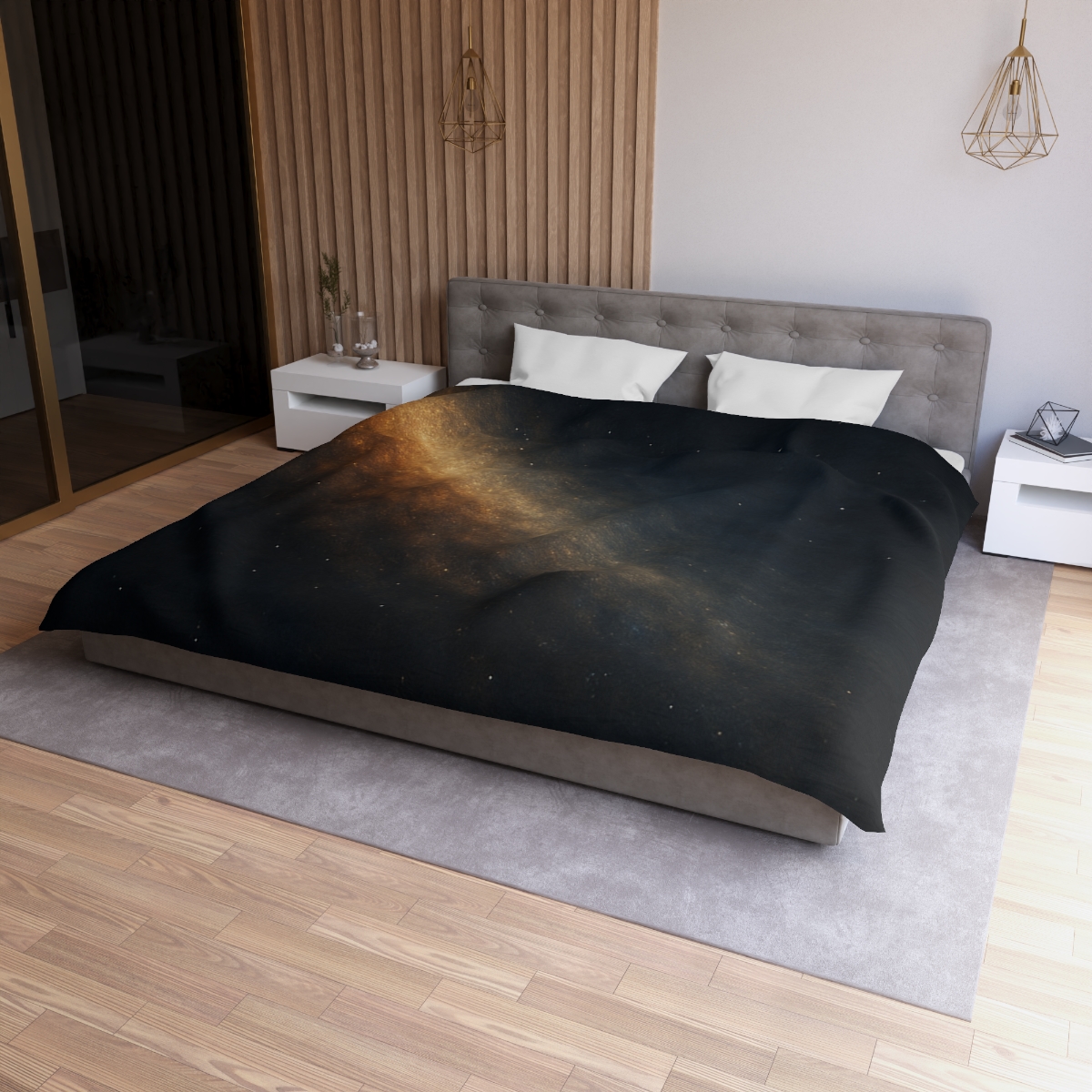 Stellar Dust Cascade warm winter duvets