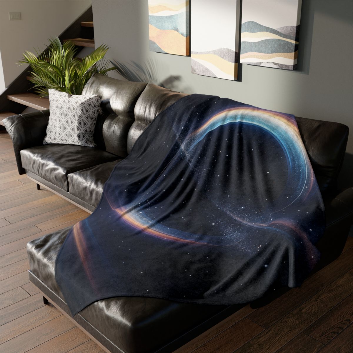Prismatic Lensing Mirage soft fleece blankets