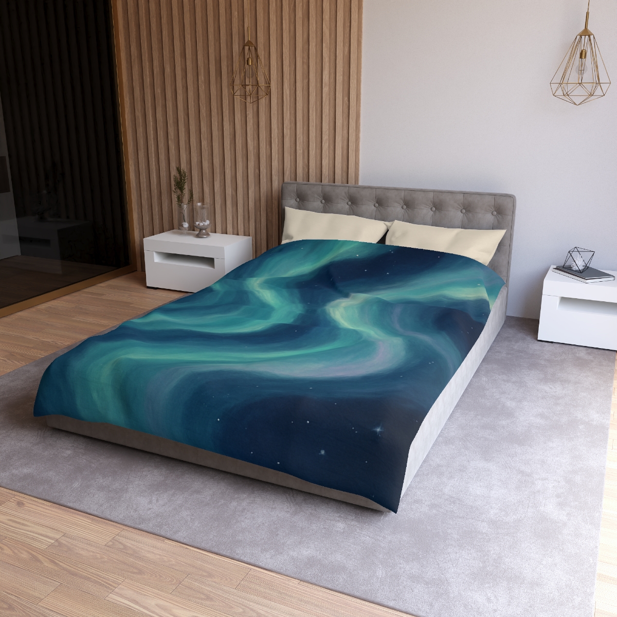 Auroral Drift Nebula personalized bedding duvets