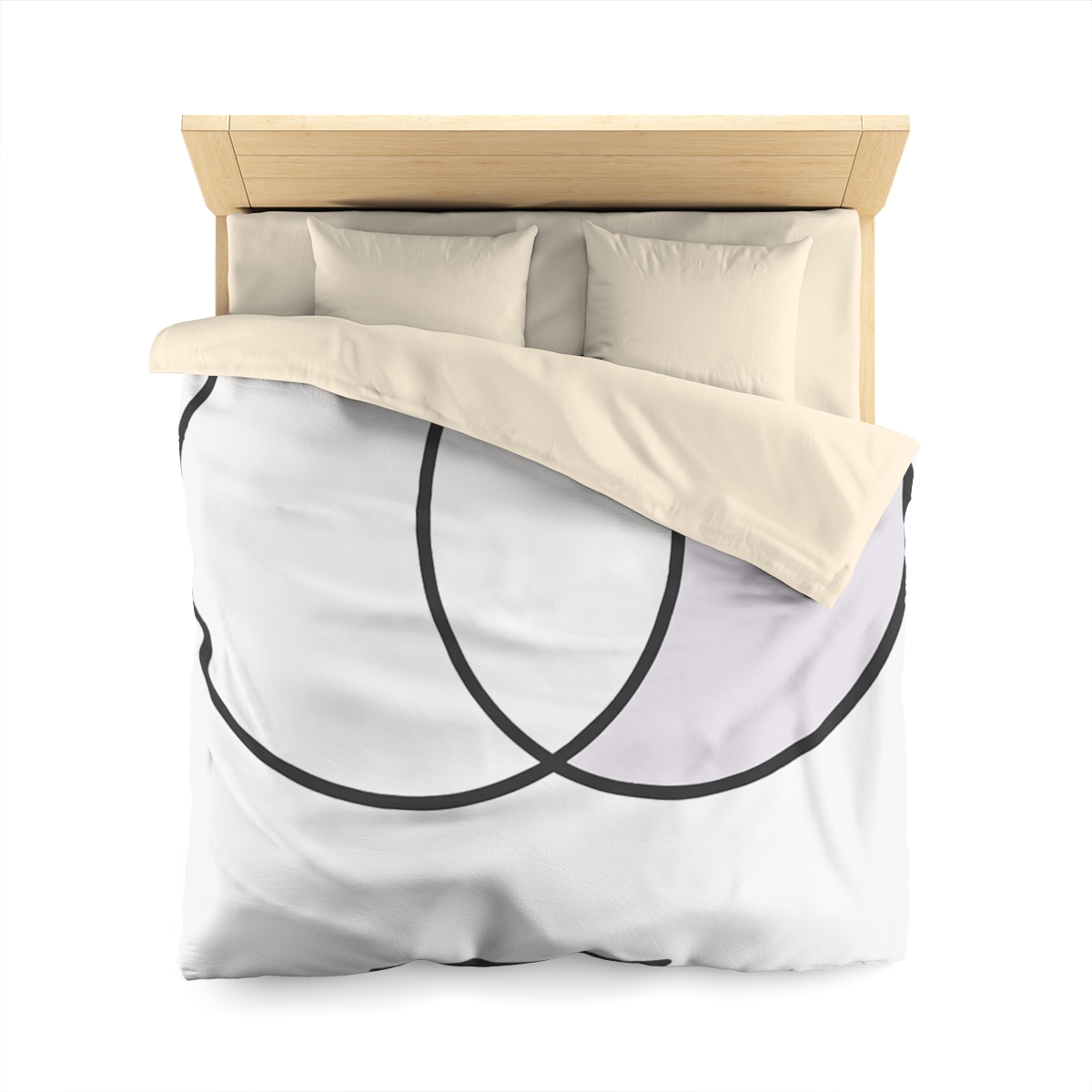 Quiet Eclipse Pairing personalized bedding duvets