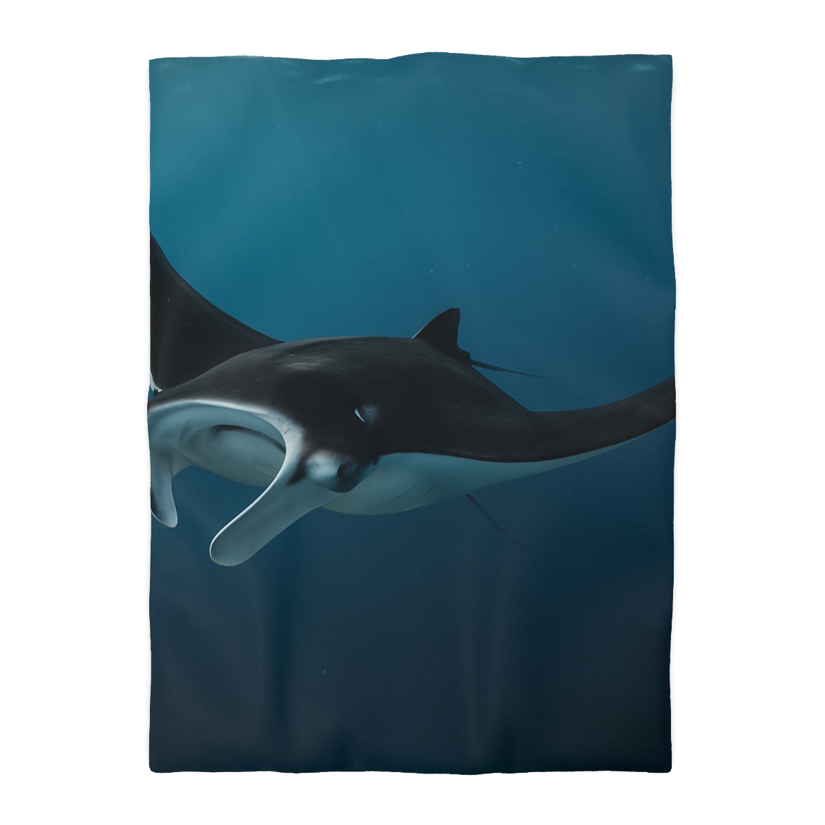 Midwater Dancer Manta Ray personalized bedding duvets