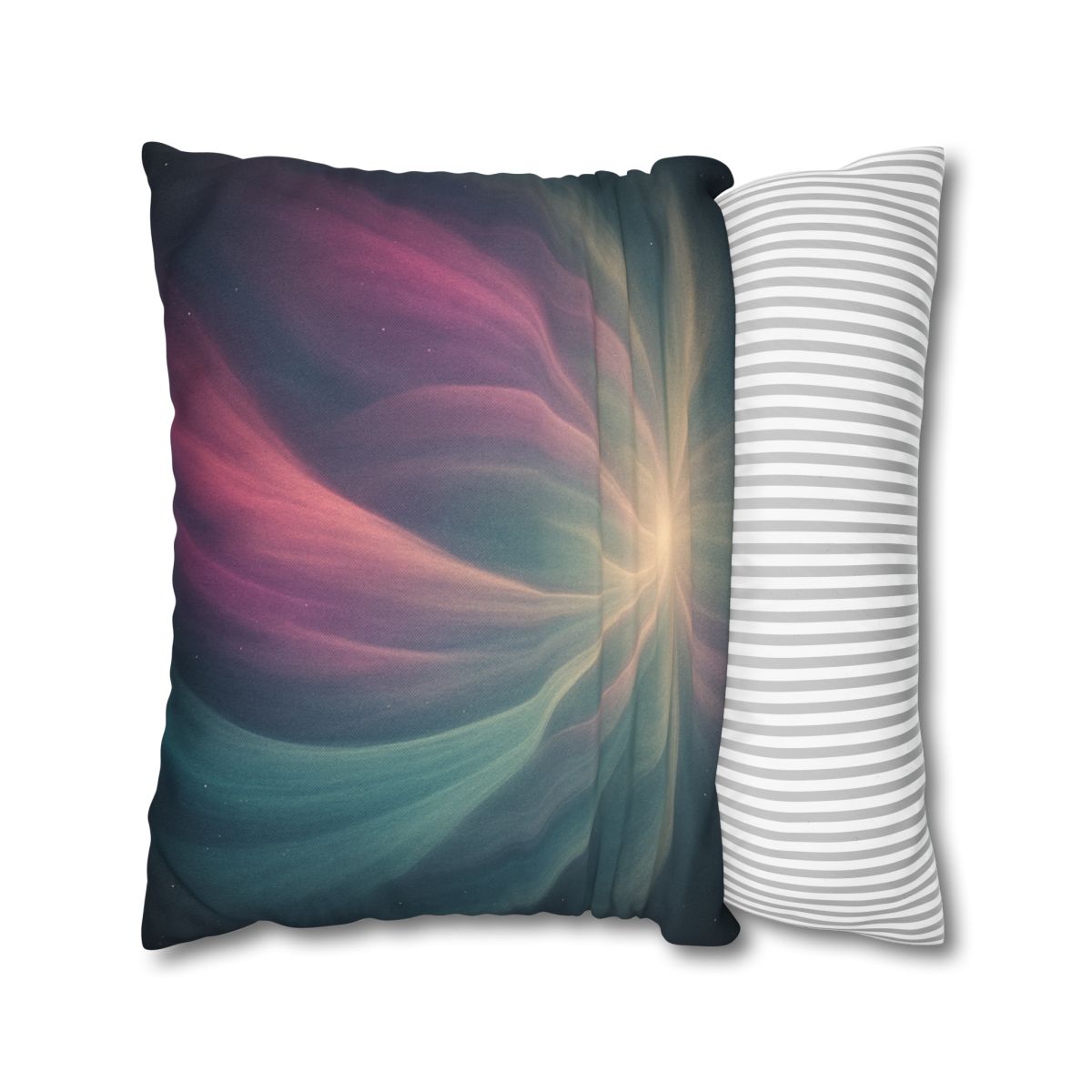 Aurora Nexus Bloom custom pillow cases