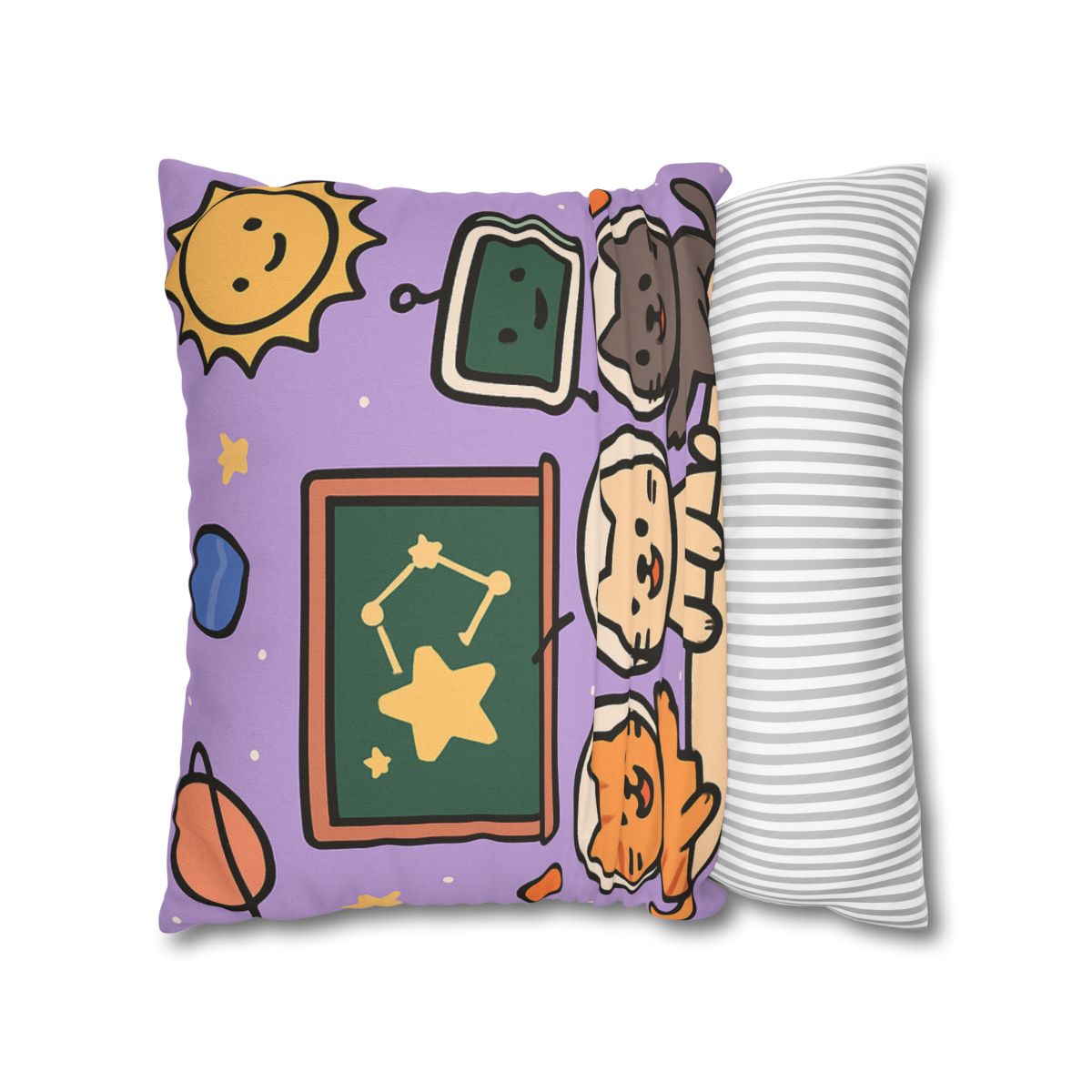 Space School Astronaut Cats comfortable bedding pillow covers