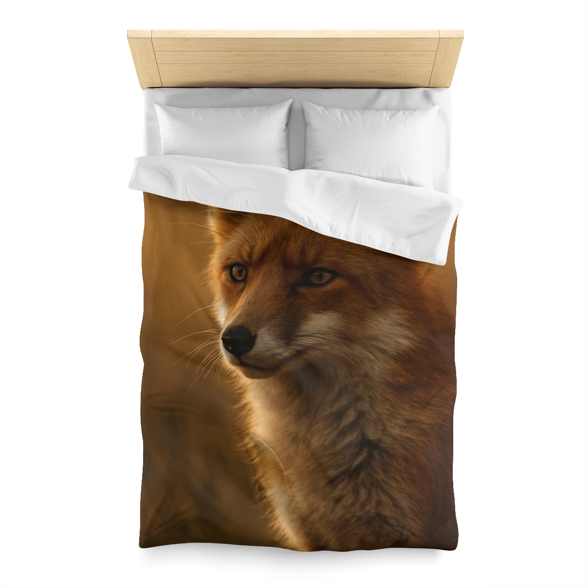 Crimson Whisper Red Fox stylish duvet covers