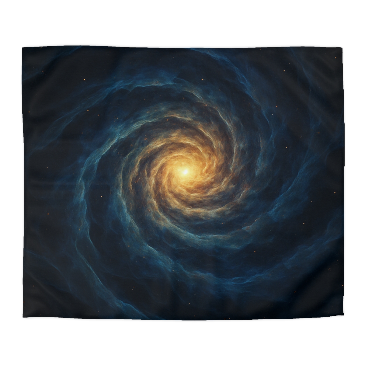 Nebula Spiral Lattice designer printed duvets