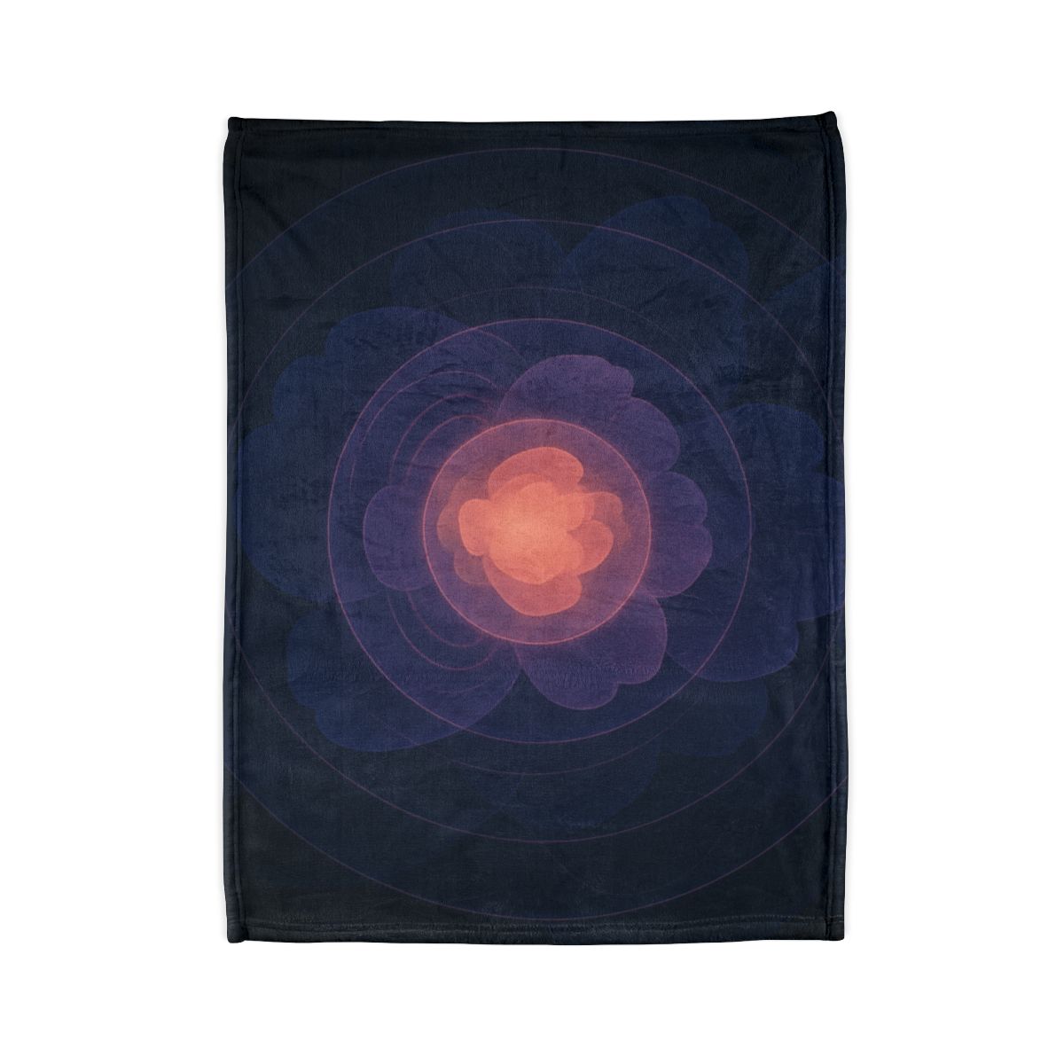 Petal Halo Interference decorative home blankets