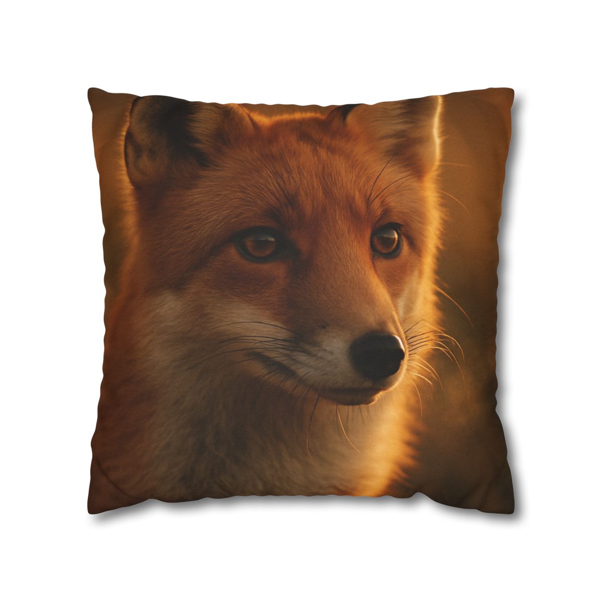 Crimson Whisper Red Fox soft cotton pillow cases