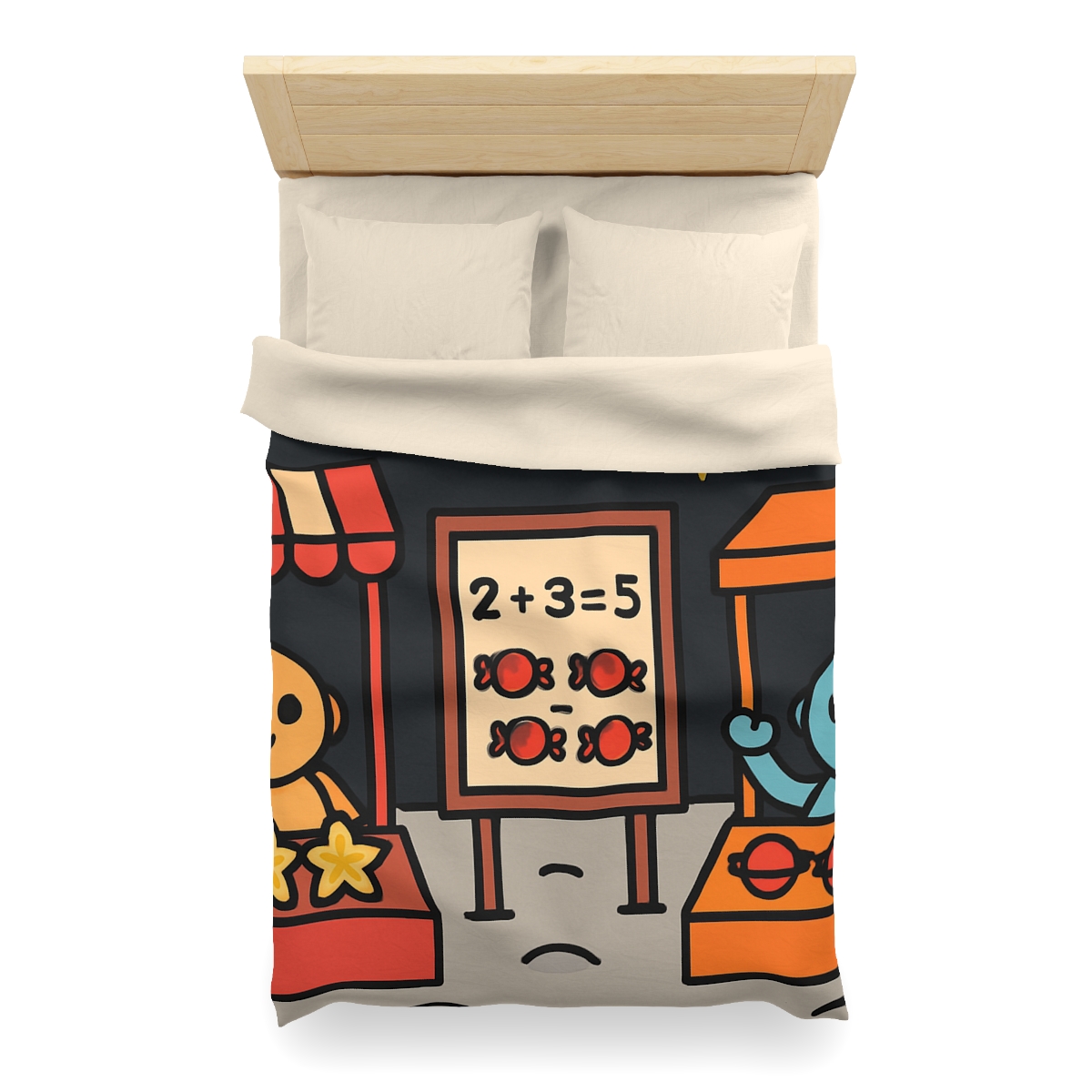 Moonlight Market Run By Friendly Robots warm winter duvets