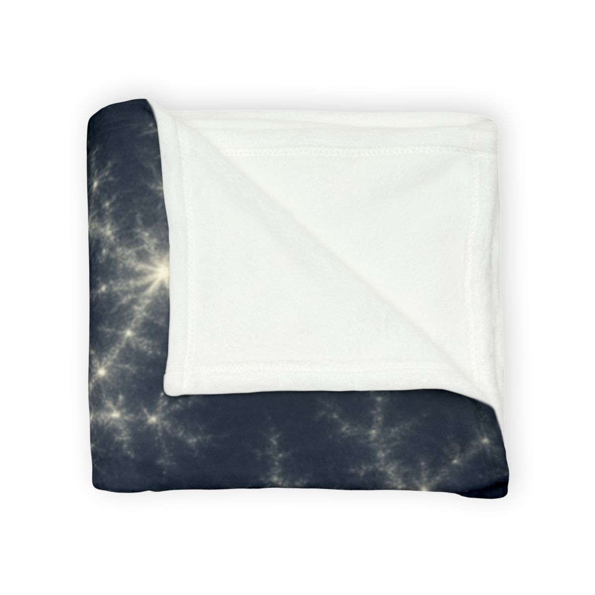 Starlit Fractal Cluster Drift stylish throw blankets