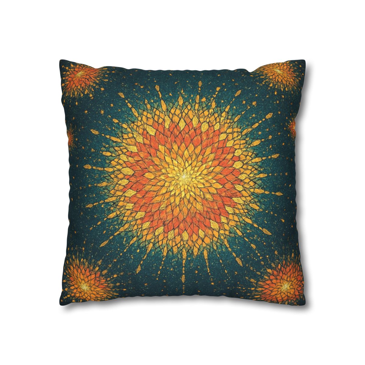 Starburst Mosaic Halo personalized pillow covers