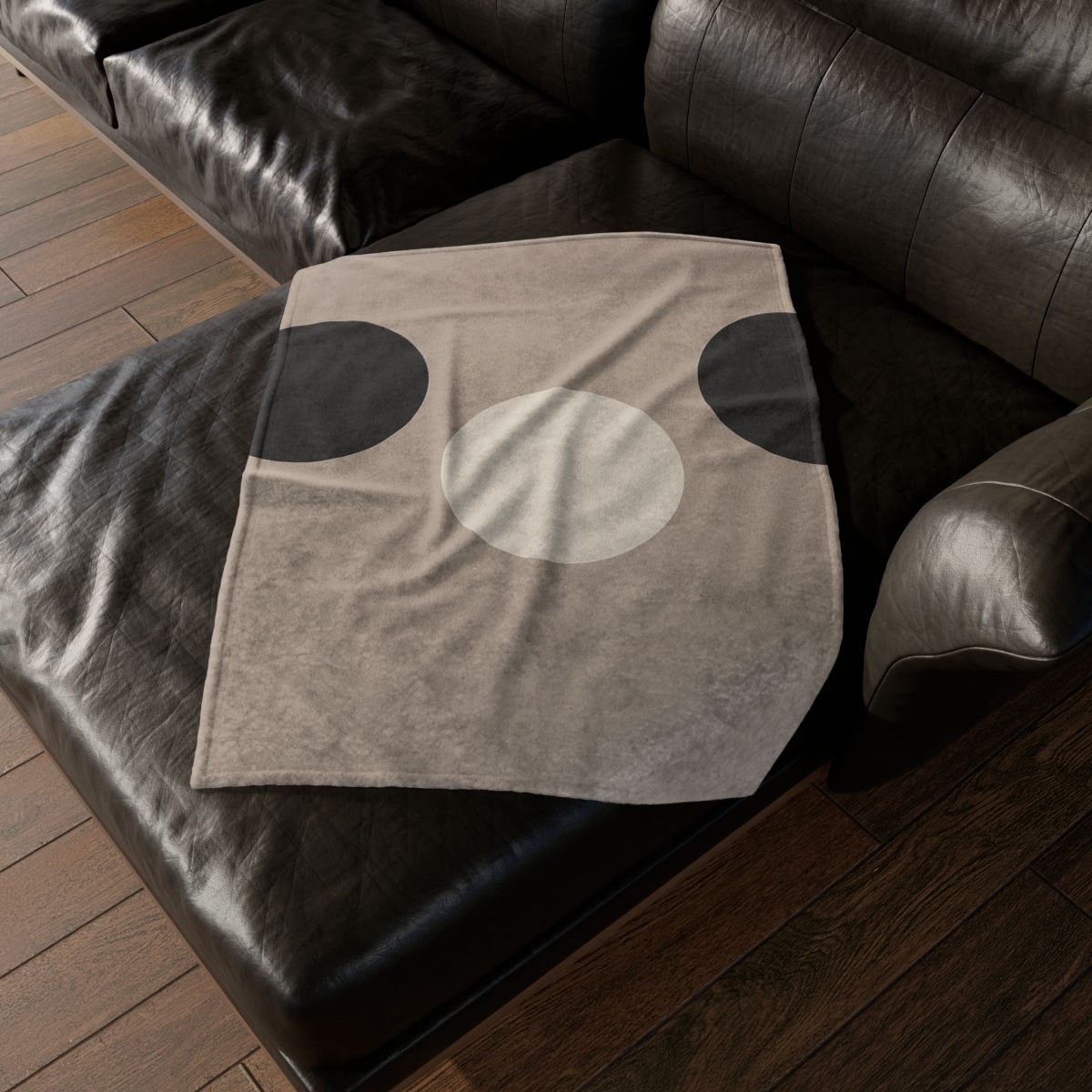 Staggered Trio Of Coins personalized cozy blankets