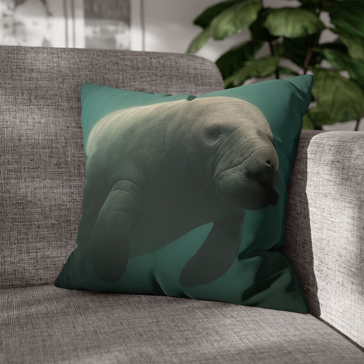 Dawn Drift Manatee personalized pillow covers