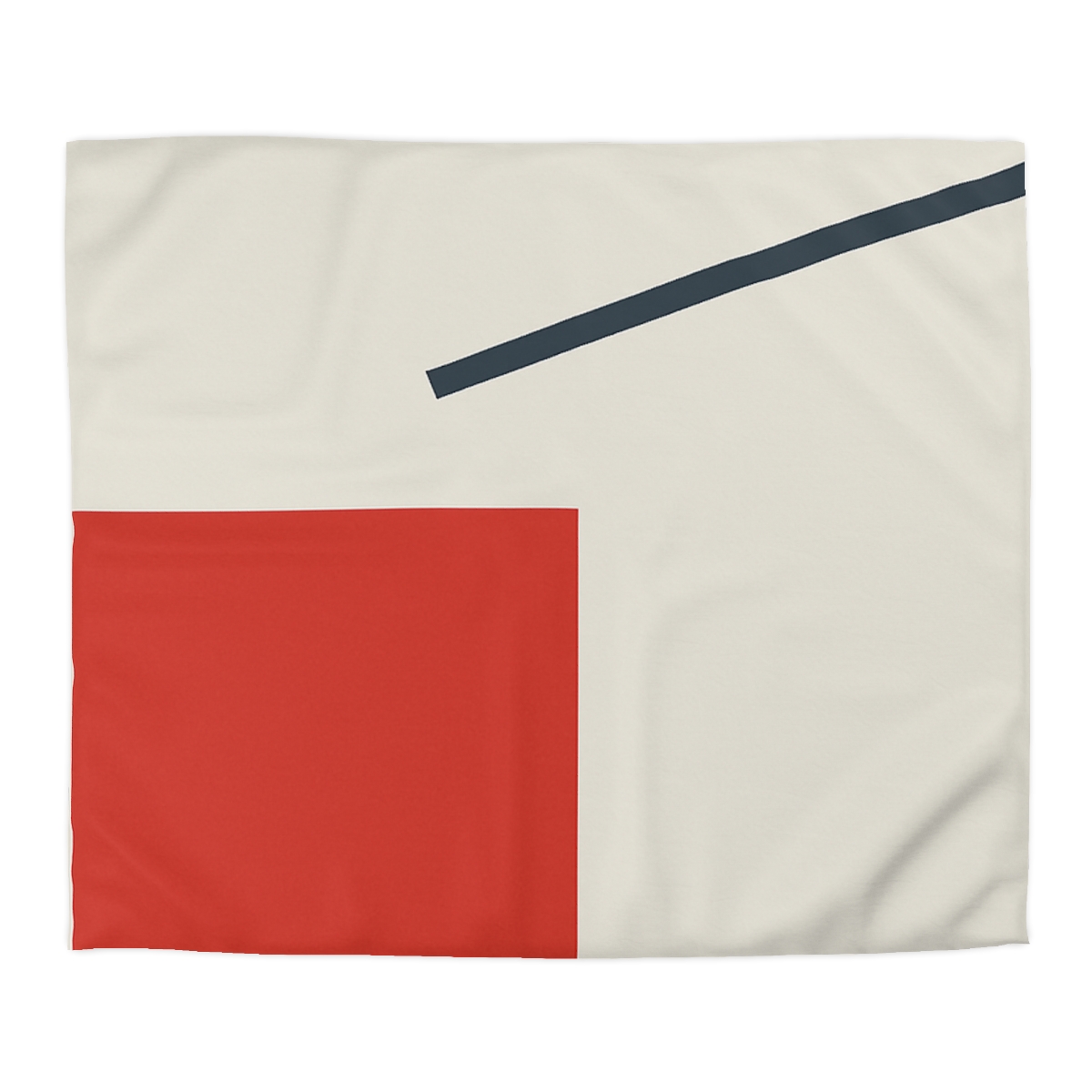 Diagonal Square And Bar Balance personalized bedding duvets