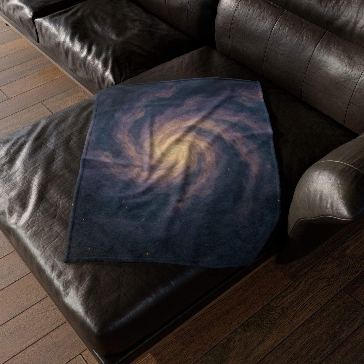 Nebula Spiral Garden stylish throw blankets