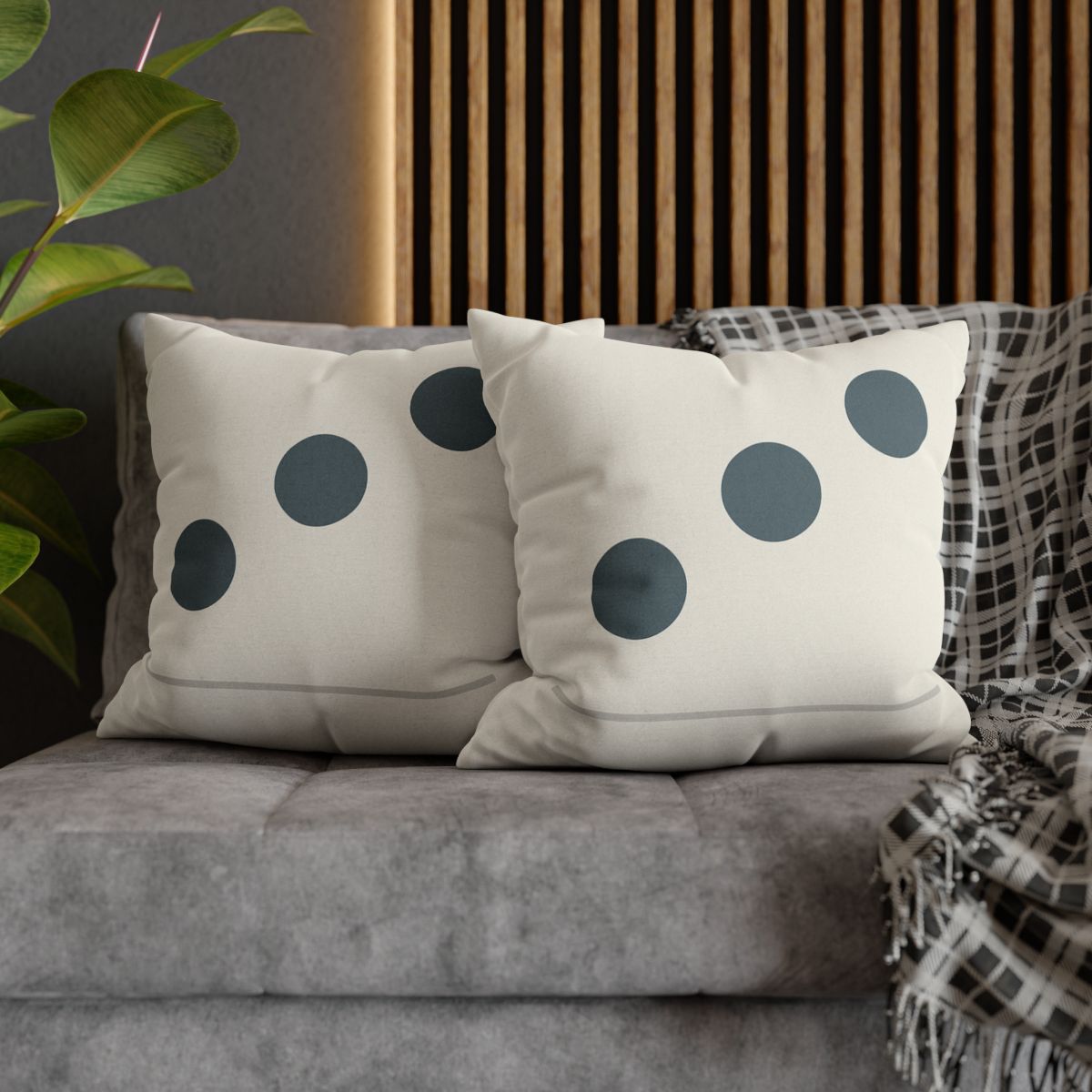 Diagonal Trio With Resting Line custom pillow cases