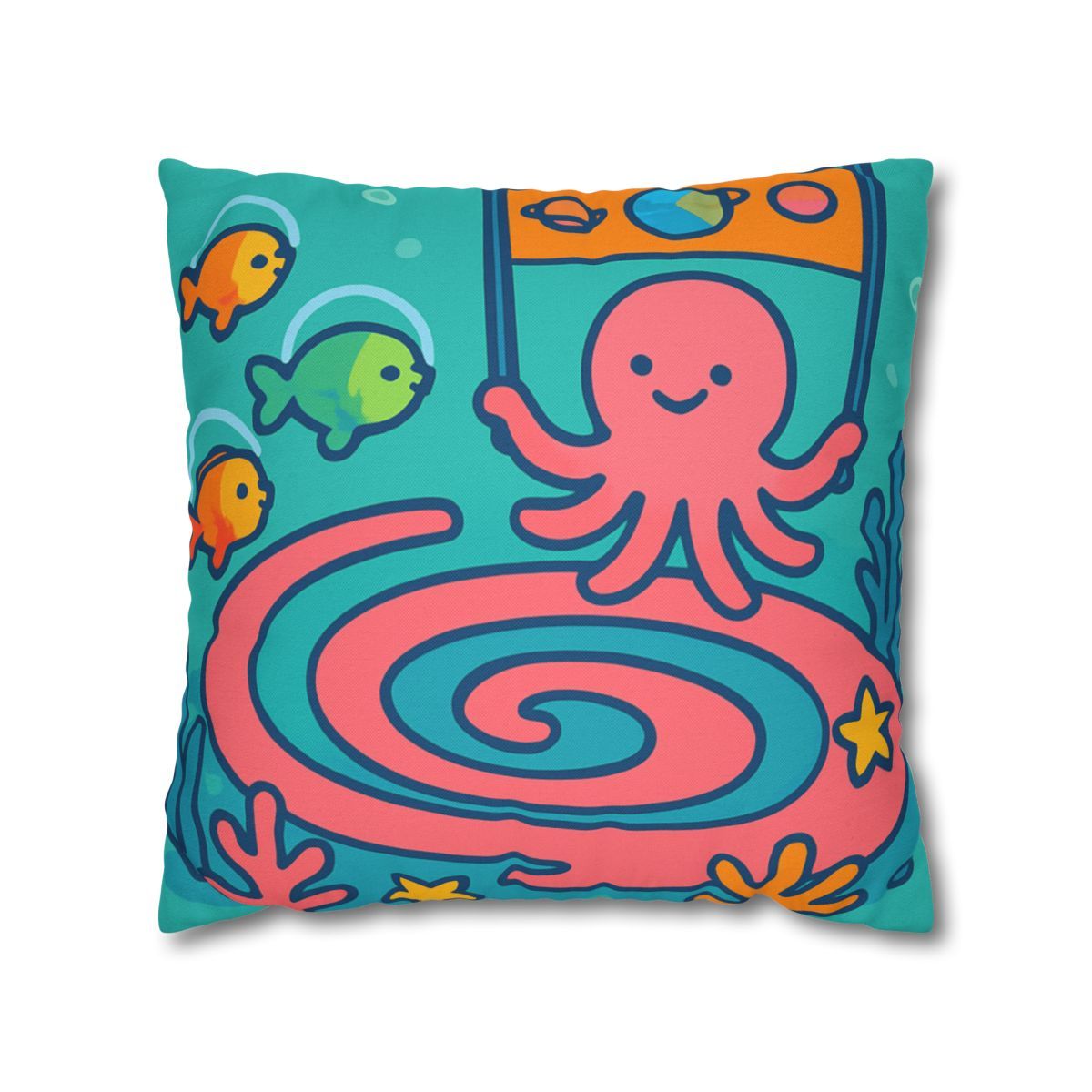 Rainbow Reef Planet Parade comfortable bedding pillow covers