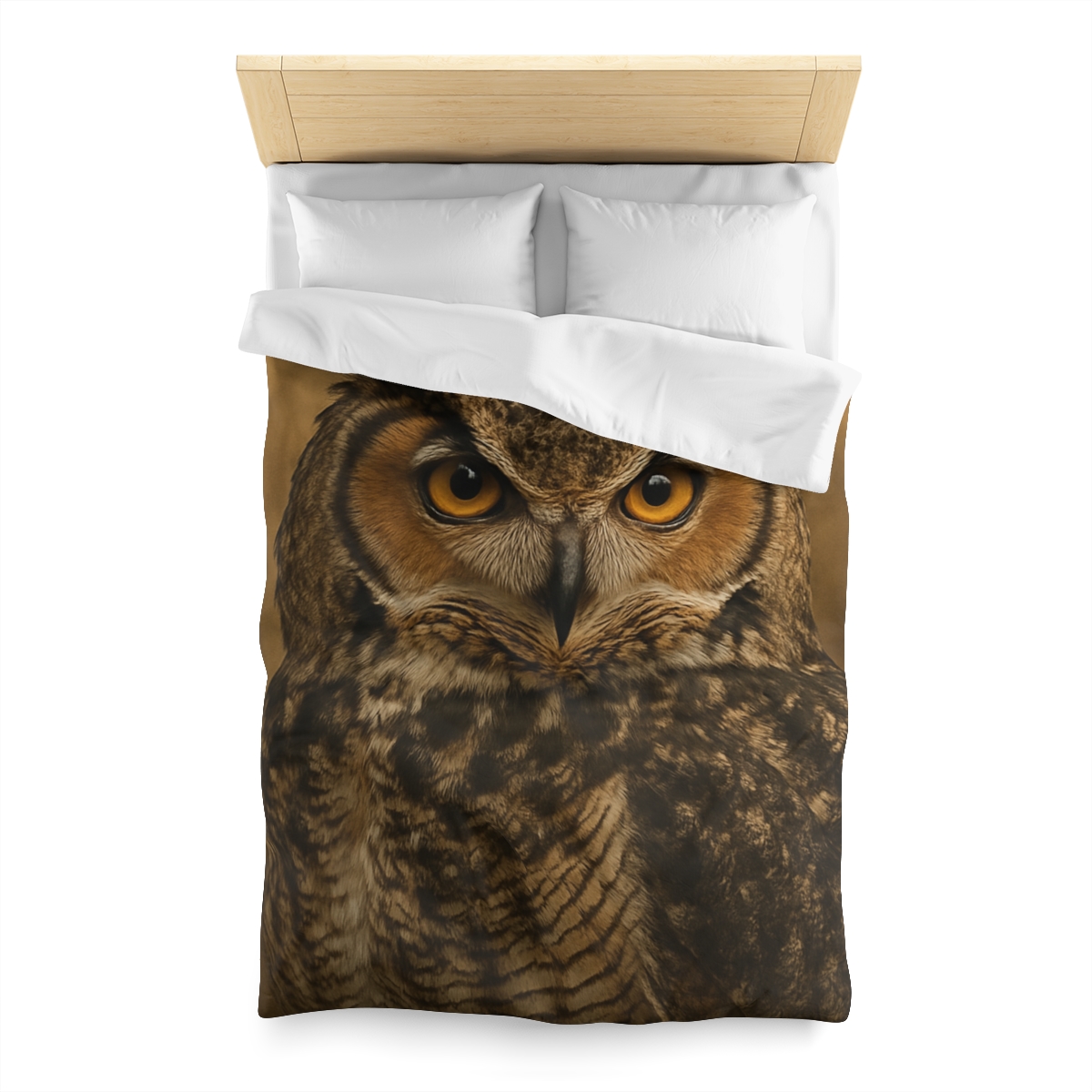 Amber Vigil Great Horned Owl soft comforter duvets