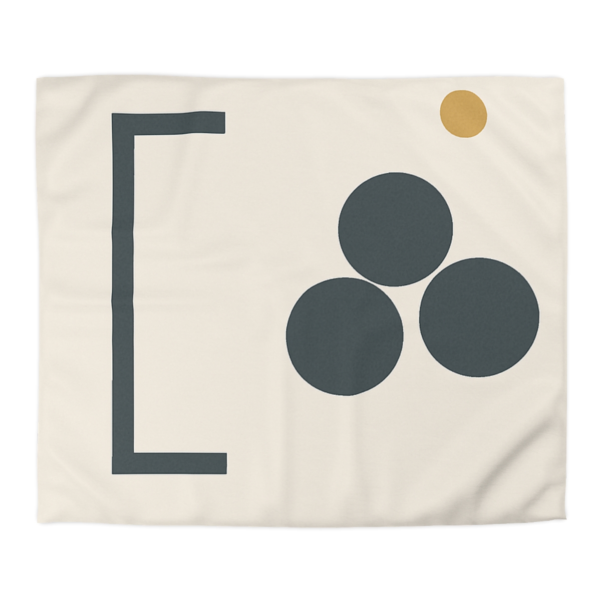 Diagonal Bracket And Three Circle Cluster warm winter duvets