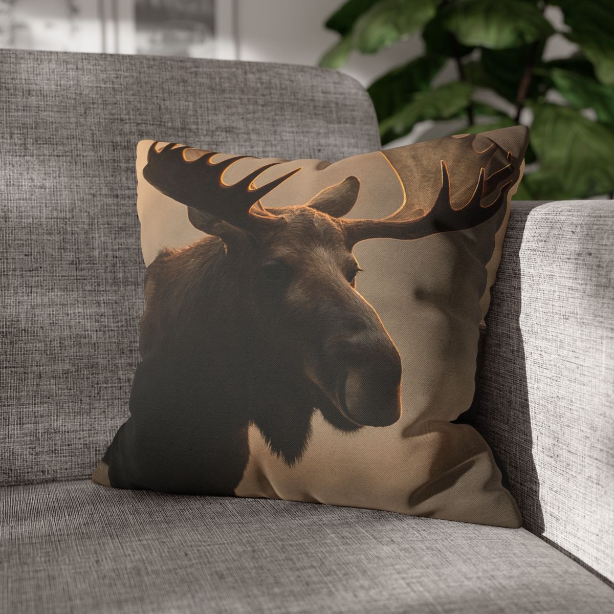 Dawn Mirror Moose designer print pillow cases