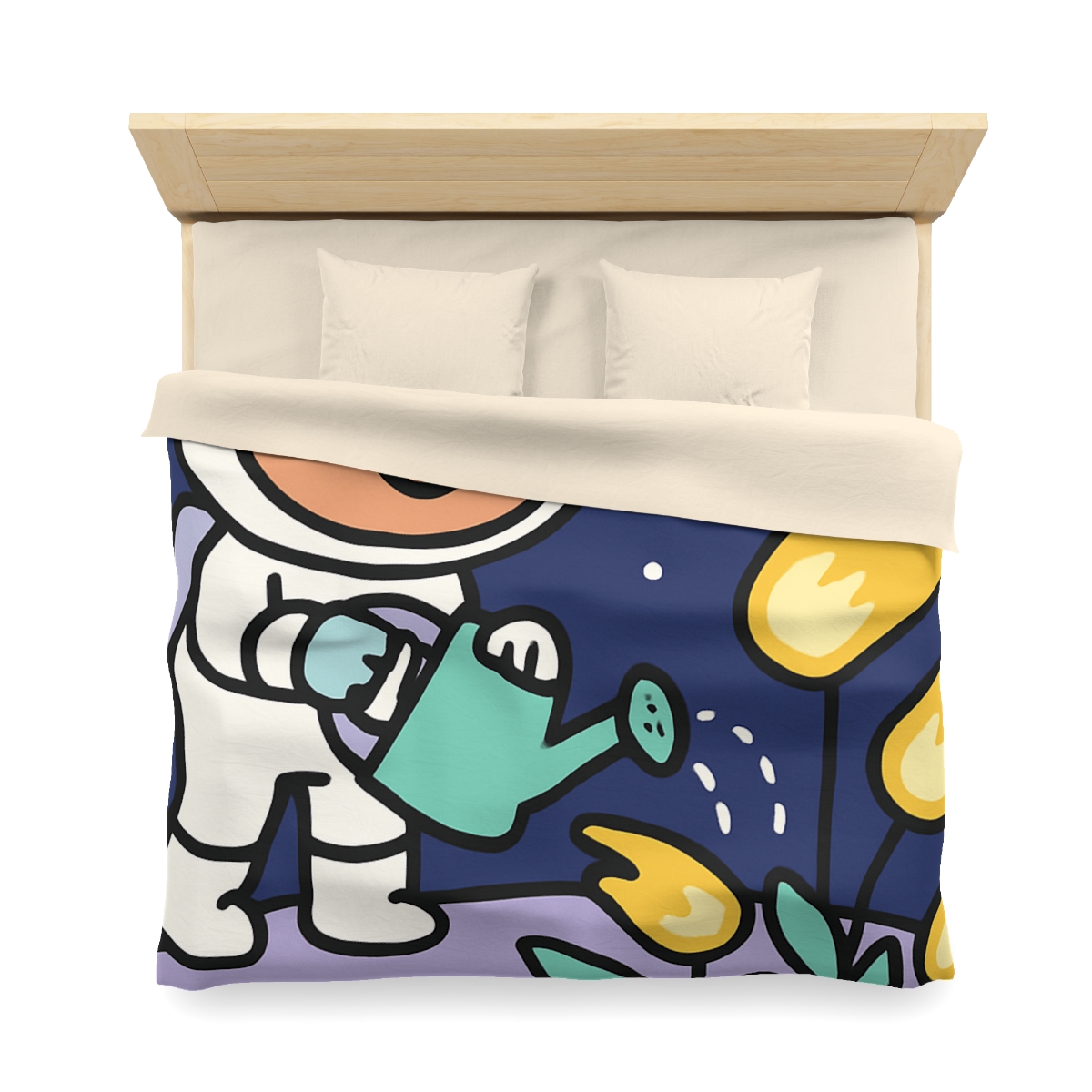 Comet Garden On Moon Meadow trendy bedroom duvets