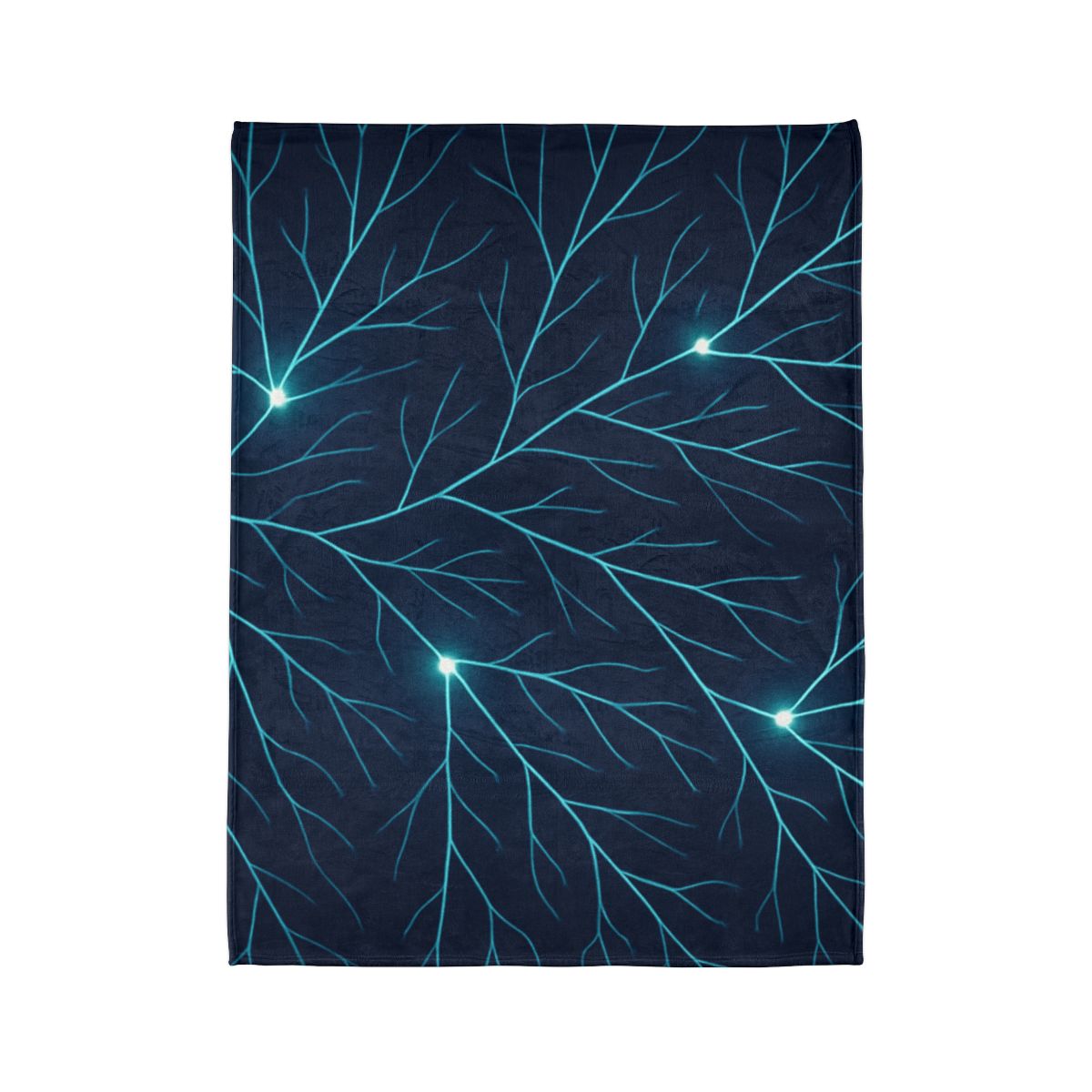 Luminous Vein Constellation stylish throw blankets