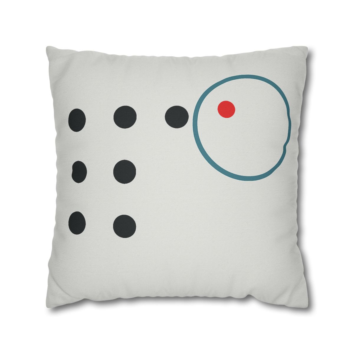 Broken Grid With One Orbit Ring stylish decorative pillowcases